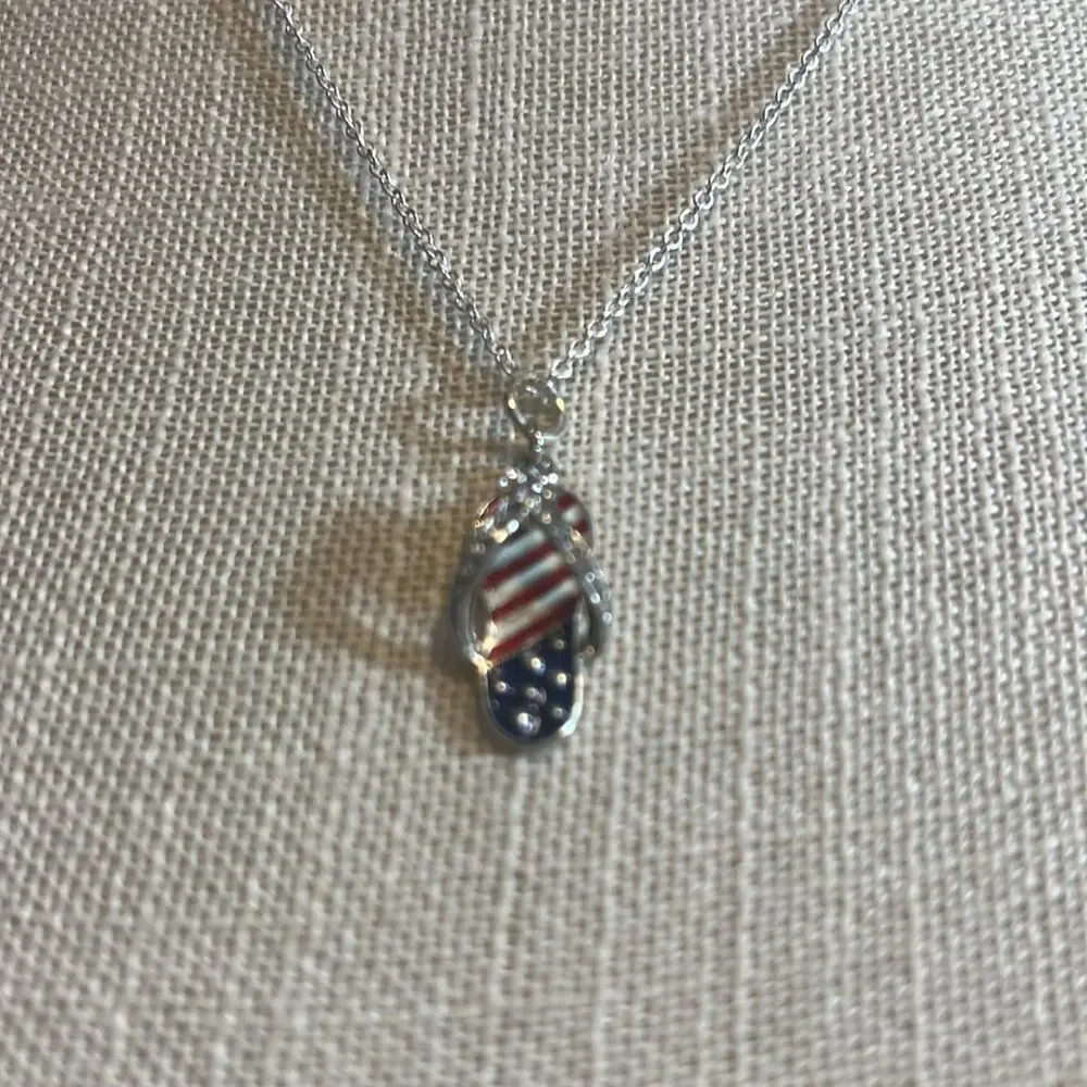 New Flip Flop‎ USA Charmed Necklace - Picture 10 of 10